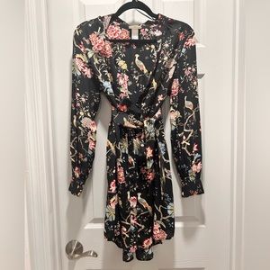 GP & J Baker x H&M Button Up Shirt Dress with Tie
